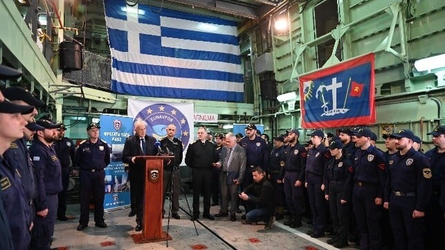 Greek and German Frigates Join Red Sea Policing Mission