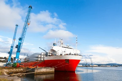 transport-ship-moored-pier-seaport-260nw-2433456807
